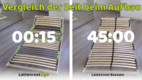 Lattenrost FlexSTAR Reihe 100 x 200 cm