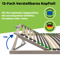 Lattenrost 140x190 verstellbar - FlexSTAR